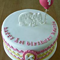 Nelly 1st Birthday cake