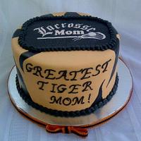The Princeton Lacrosse Mom's cake