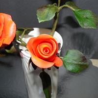 3 long stem rose's , 
