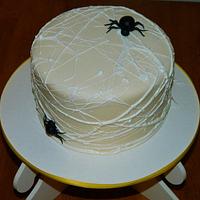 Spider Web Cake 