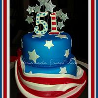 Patriotic cake 