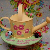 Watering Can Cake
