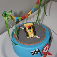 Race car cake