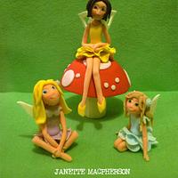 Fairy cake toppers