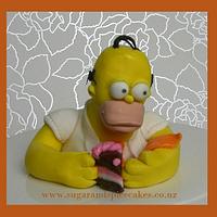 Doh!!! Homer Simpson Cake Topper