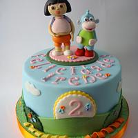 Dora the Explorer cake