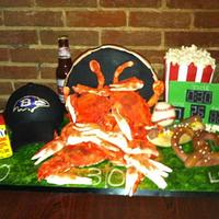 Baltimore and Beers themed cake