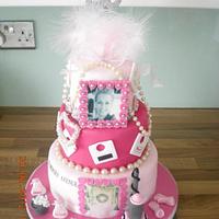 Girlie 40th Cake