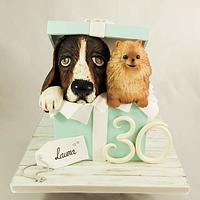 Pups cake surprise 