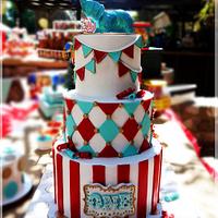 Circus cake & cupcakes