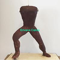 Gravity Defying 3d Iron man Cake 33" tall