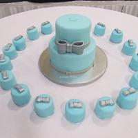 Tiffany Blue Cake & Mini Cakes for a Debut Party