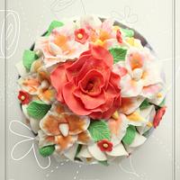 Bouquet Birthday Cake