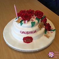 Rose Birthday cake