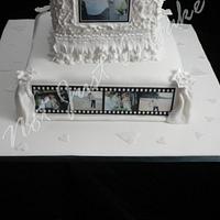 Filmstrip Wedding Cake