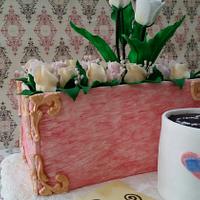 Flower Box Cake