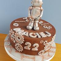 Steampunk cake for engineer