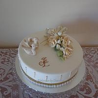 Engagement cake Engagement cake