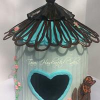 bird house cake