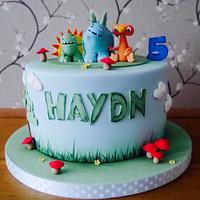 Dinopaws birthday cake - cake by Daisychain's Cakes - CakesDecor