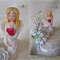 Angel & Confirmation cake