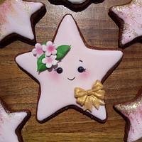 Little star gingerbread cookies