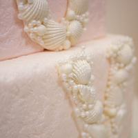 Seashell Love Wedding Cake