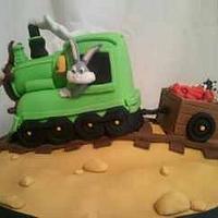 ~Looney Tunes Train Cake~