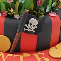 Fairies and Pirate Party Cake