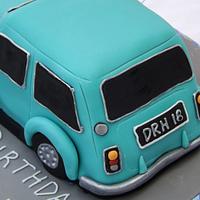 Classic Mini Car Cake