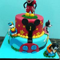 Mickey Mouse Club House Cake