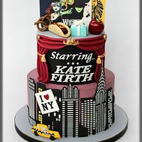 New York Musical Cake 