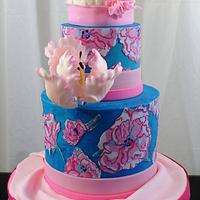 Print Cake and a Parrot Tulip