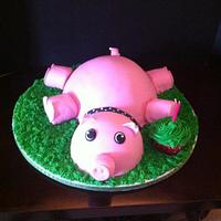 3D Piggy Cake