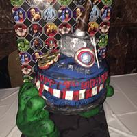 Avengers cake 