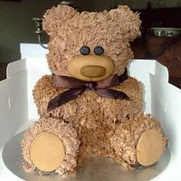 my first teddy cake