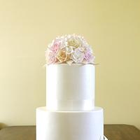 Pastel Wedding Cake- allergy friendly