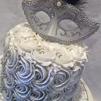 50 Shades of Grey Themed Cake and Cupcakes
