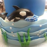 sea world theme cake