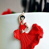 Latino dance cake