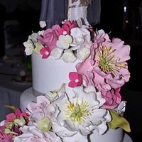 My second ever wedding cake