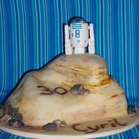 Star Wars R2D2 cake