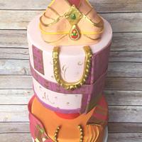 Traditional Indian wedding cake 
