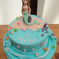Mermaid  birthday cale