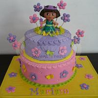 My baby 1st birthday party - cake by maha - CakesDecor