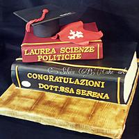 Torta per la laurea di una Pisana D.O.C....Congratulazioni Dott.ssa Serena! !