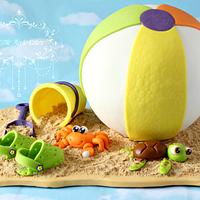 Happy Summer ~ Beach Cake