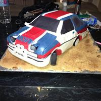 Rally Car Cake