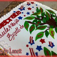 Family Tree Celebration Cake
