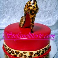 Christian Louboutin heels cake